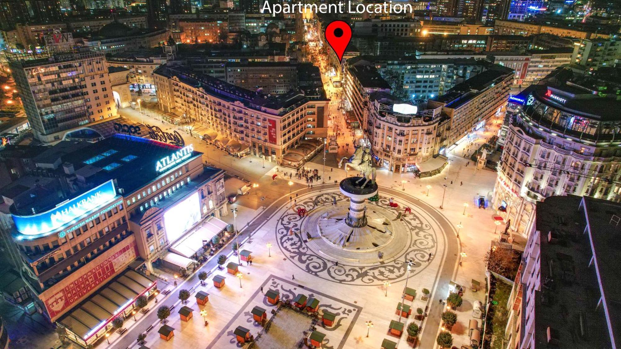 Apartment Skopje Square Dış mekan fotoğraf