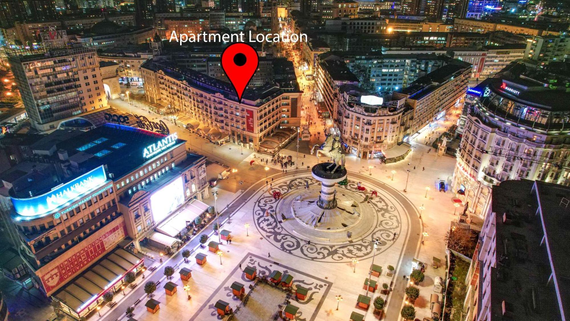 Apartment Skopje Square Dış mekan fotoğraf